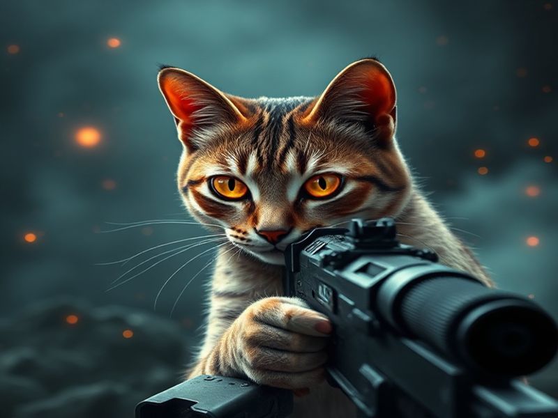Cat shoot war: offline games - APK Download, MOD, Hack Tool, Cheats