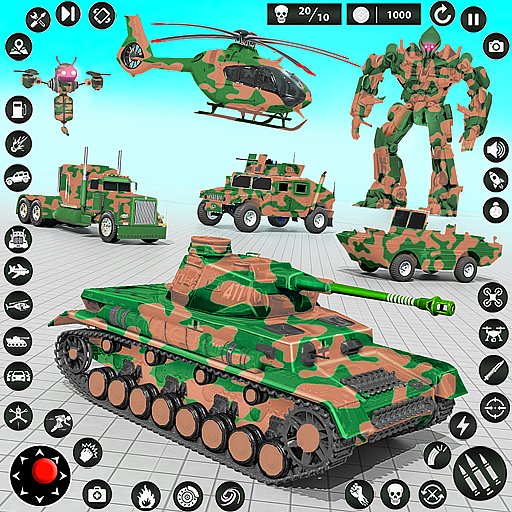 Army Tank Robot Car Games: - APK Download, MOD, Hack Tool, Cheats