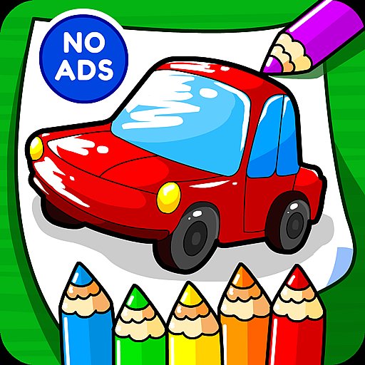 Cars Coloring Games for kids learn to draw & paint - APK Download, MOD, Hack Tool, Cheats