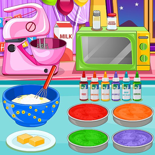 Cooking Rainbow Birthday Cakes - APK Download, MOD, Hack Tool, Cheats