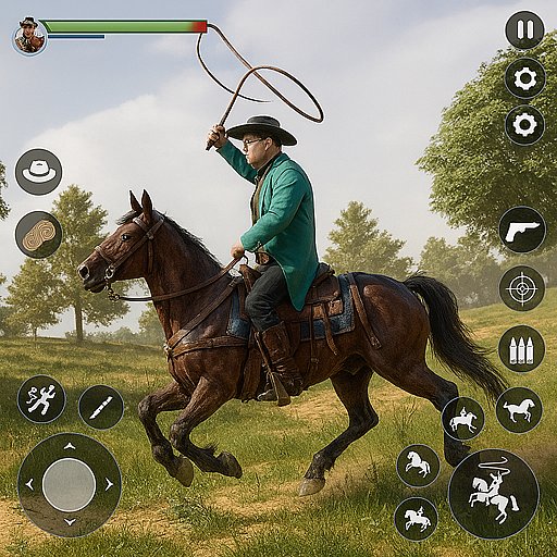 Cowboy Rodeo Rider- Wild West - APK Download, MOD, Hack Tool, Cheats