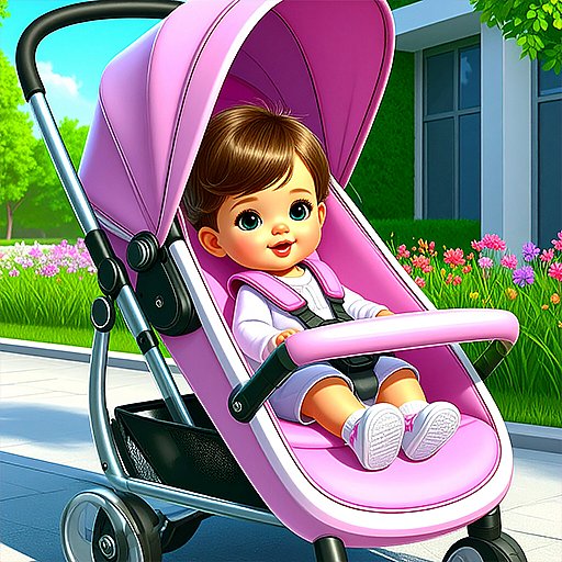 Create Your Baby Stroller APK download icon