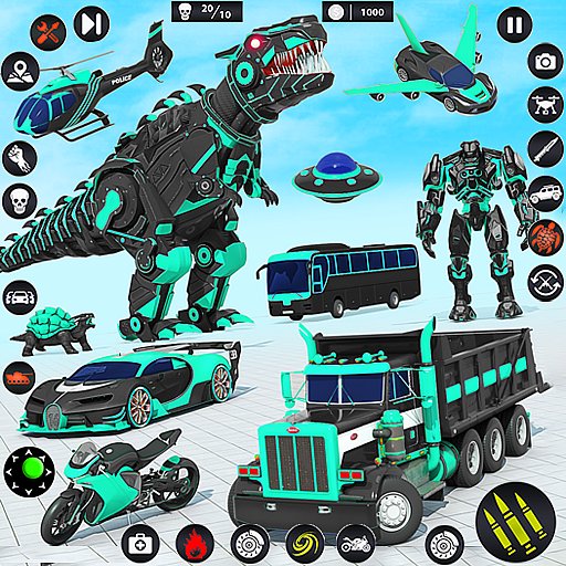 Dino Robot Car Transform Games - APK Download, MOD, Hack Tool, Cheats