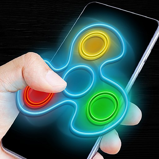 Fidget spinner neon glow - APK Download, MOD, Hack Tool, Cheats