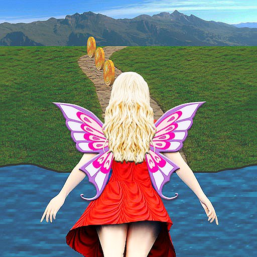 Flying Girl Runner. - APK Download, MOD, Hack Tool, Cheats