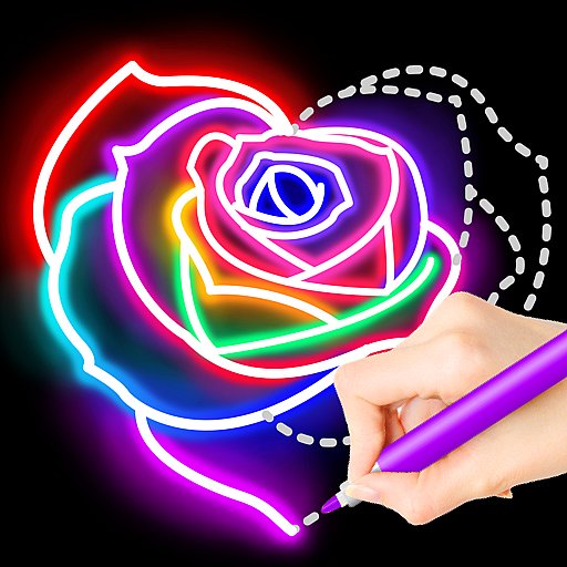 Learn To Draw Glow Flower - APK Download, MOD, Hack Tool, Cheats